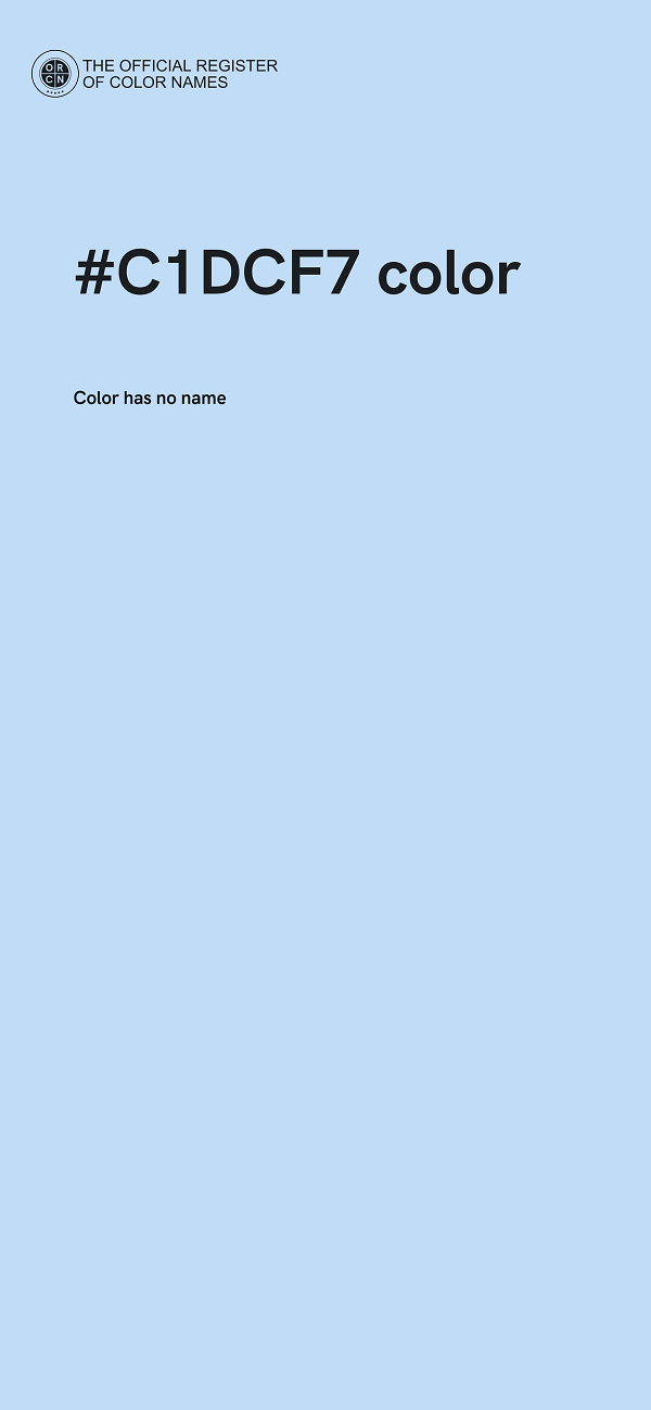 #C1DCF7 color image