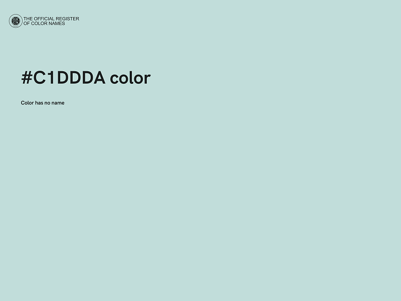 #C1DDDA color image