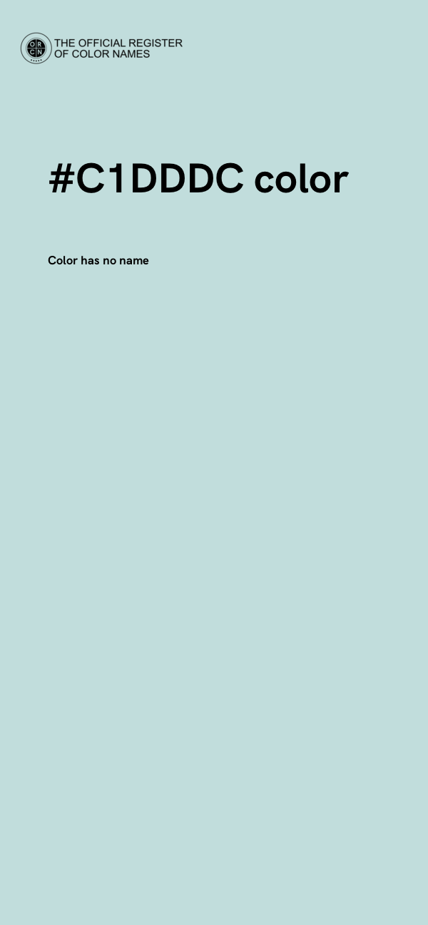 #C1DDDC color image