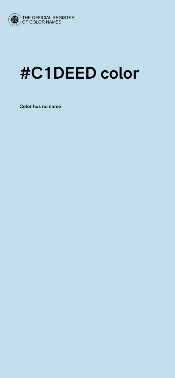 #C1DEED color image