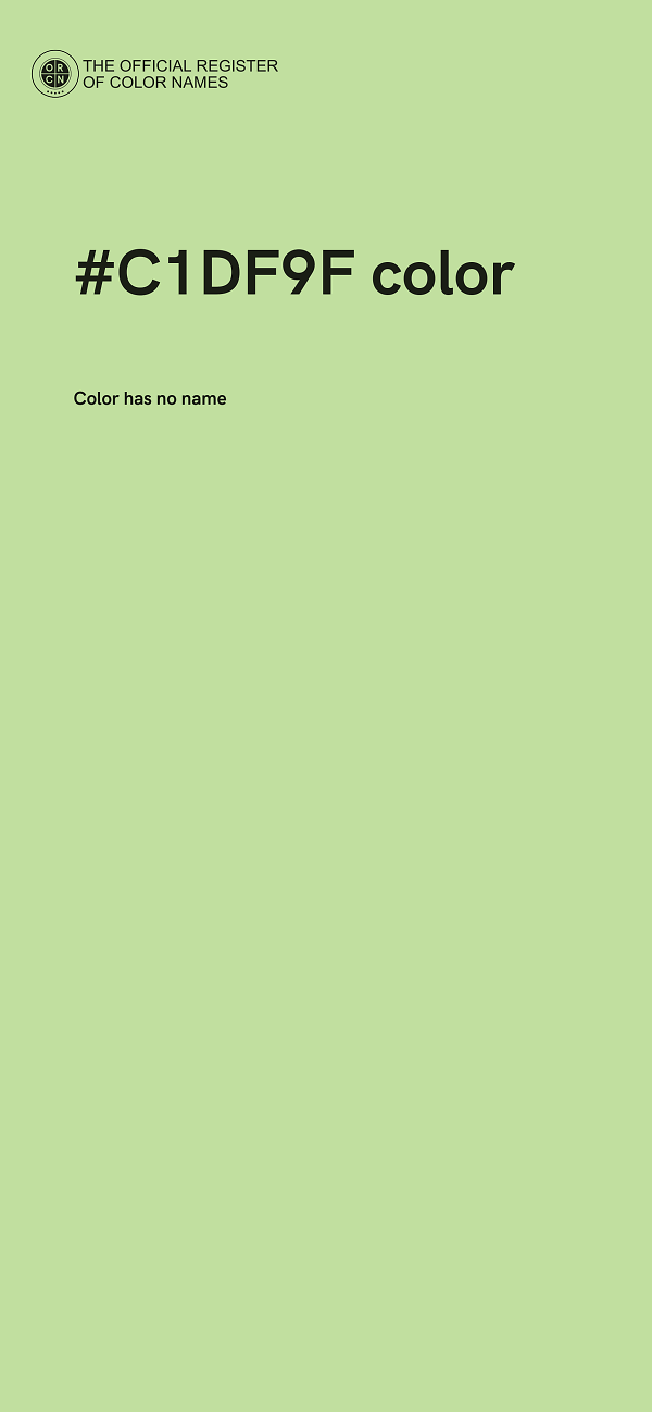#C1DF9F color image