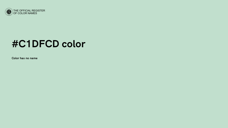 #C1DFCD color image
