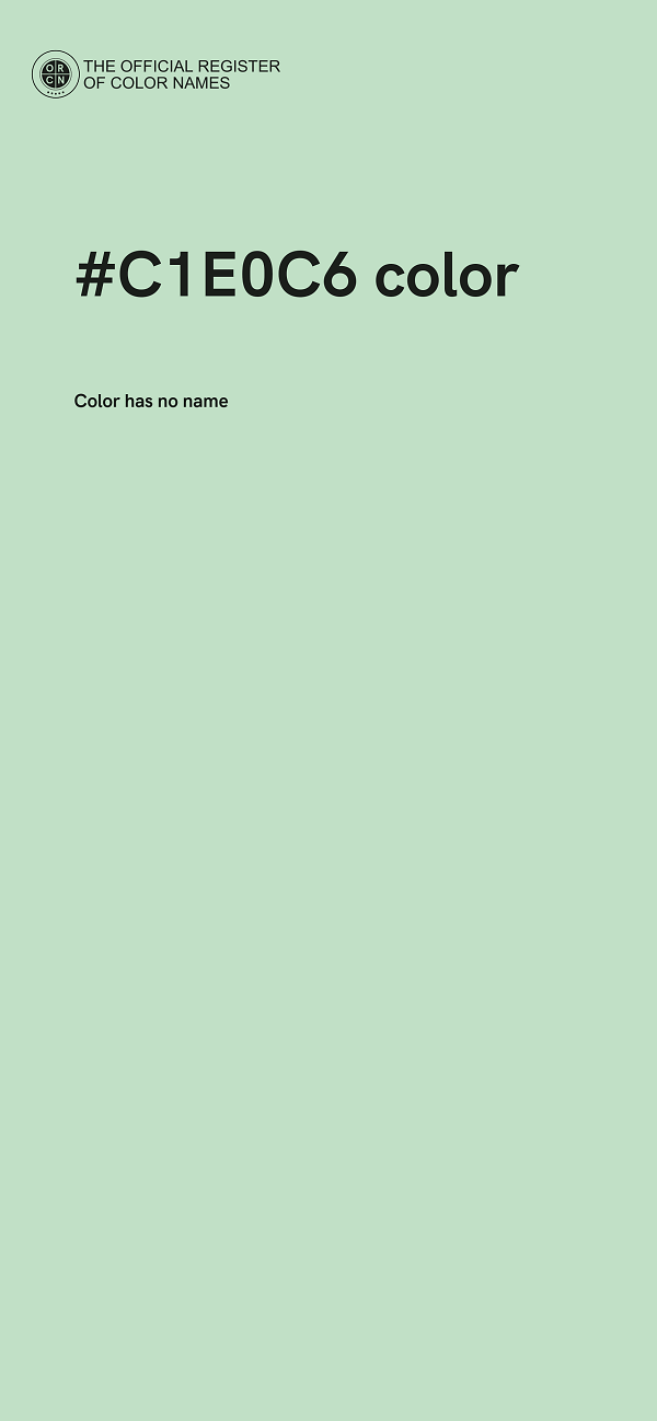 #C1E0C6 color image