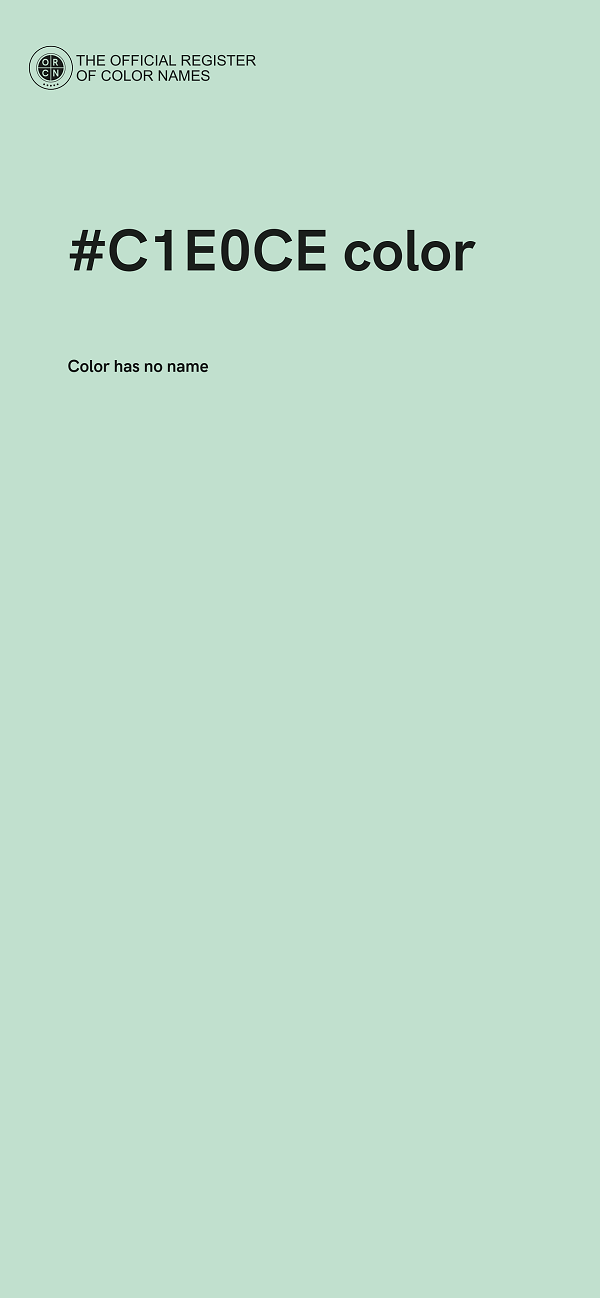 #C1E0CE color image