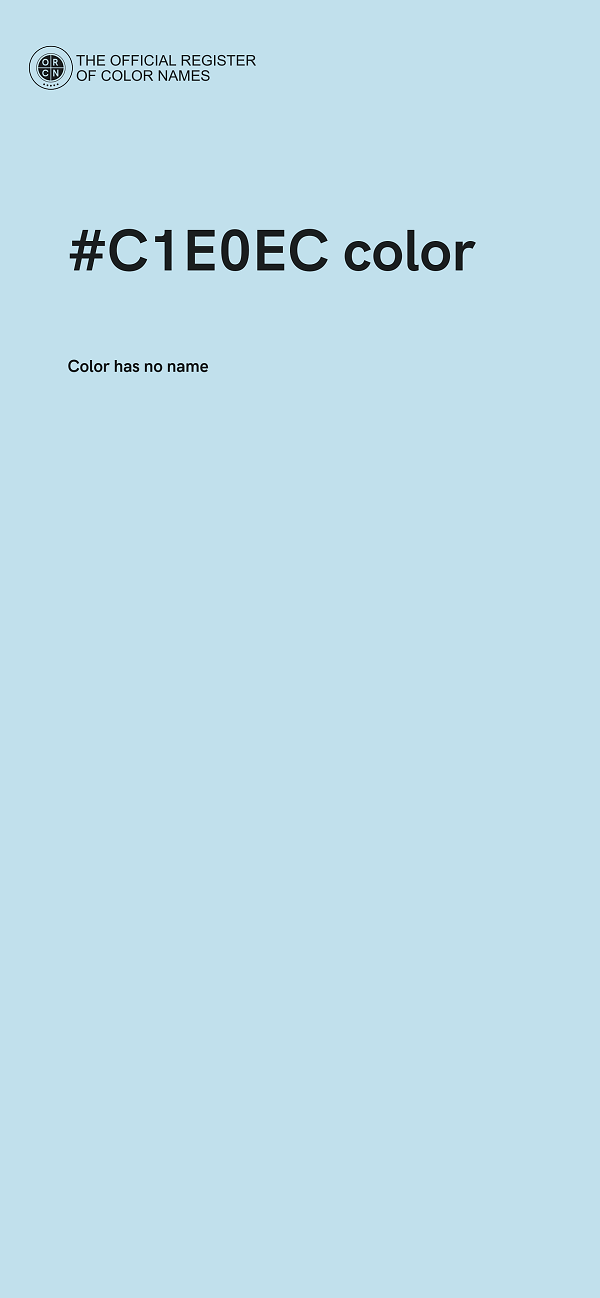 #C1E0EC color image