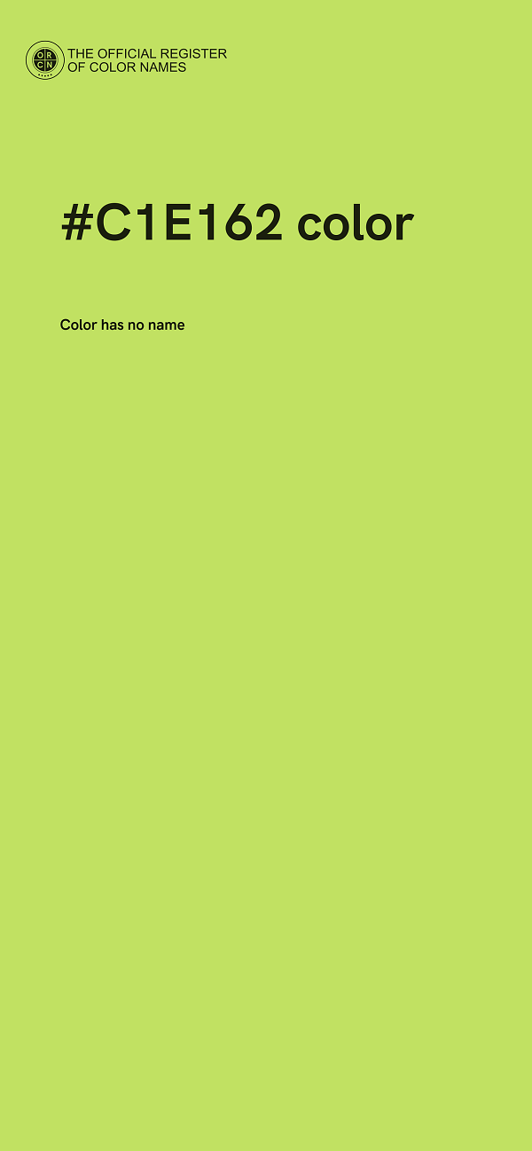 #C1E162 color image