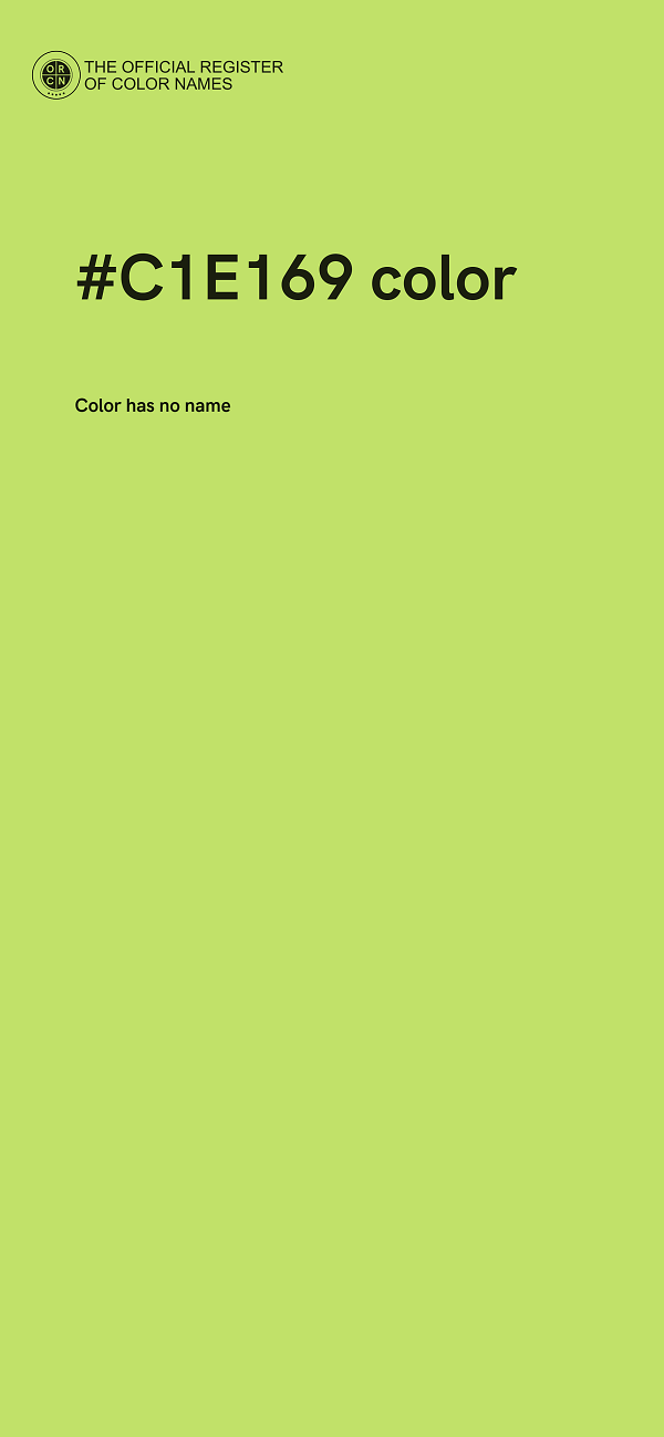 #C1E169 color image