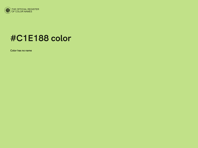 #C1E188 color image