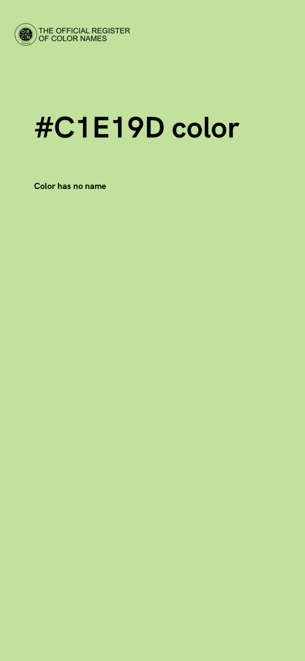 #C1E19D color image