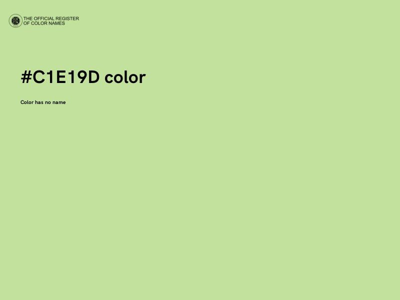 #C1E19D color image