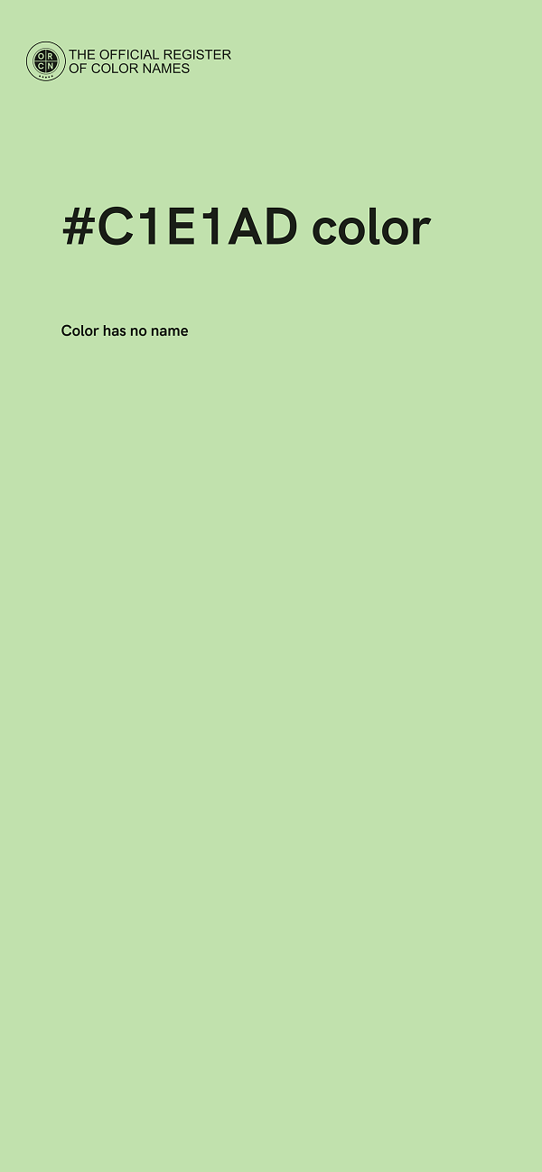 #C1E1AD color image