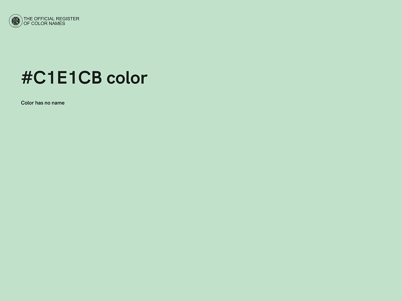#C1E1CB color image