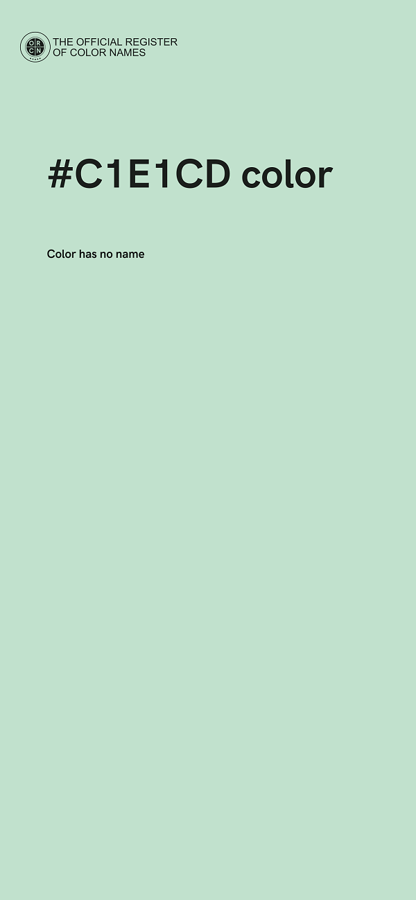 #C1E1CD color image