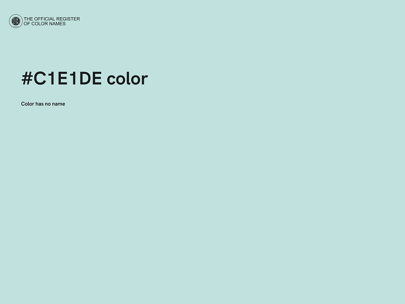 #C1E1DE color image