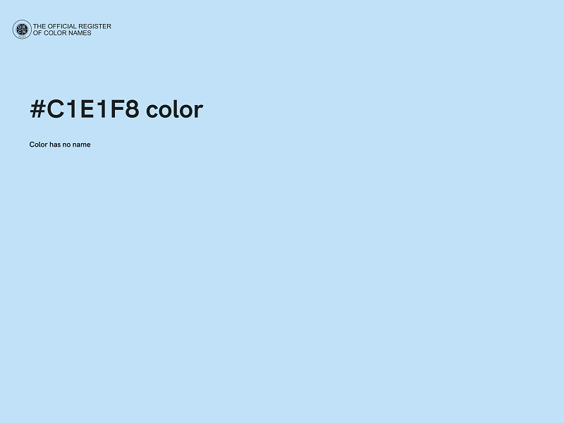 #C1E1F8 color image