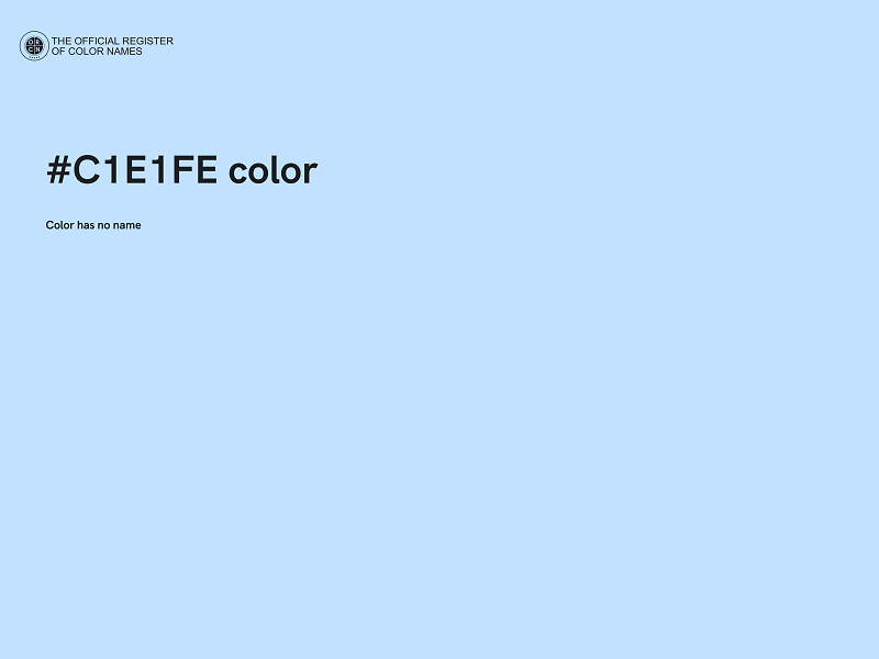 #C1E1FE color image