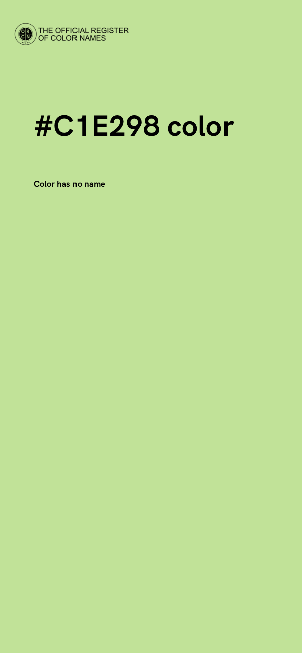 #C1E298 color image