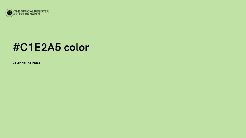 #C1E2A5 color image