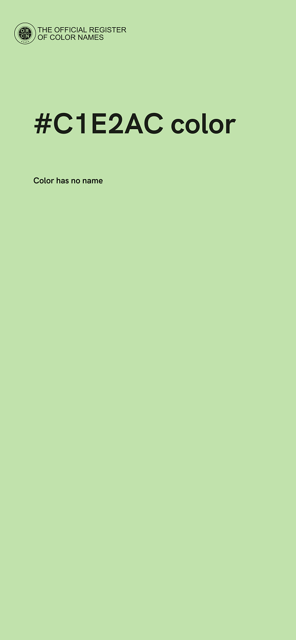 #C1E2AC color image