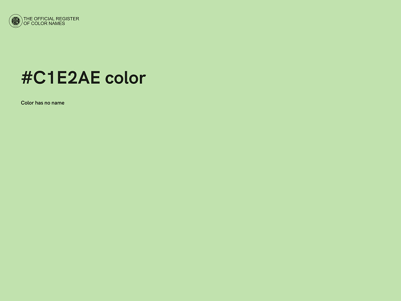 #C1E2AE color image