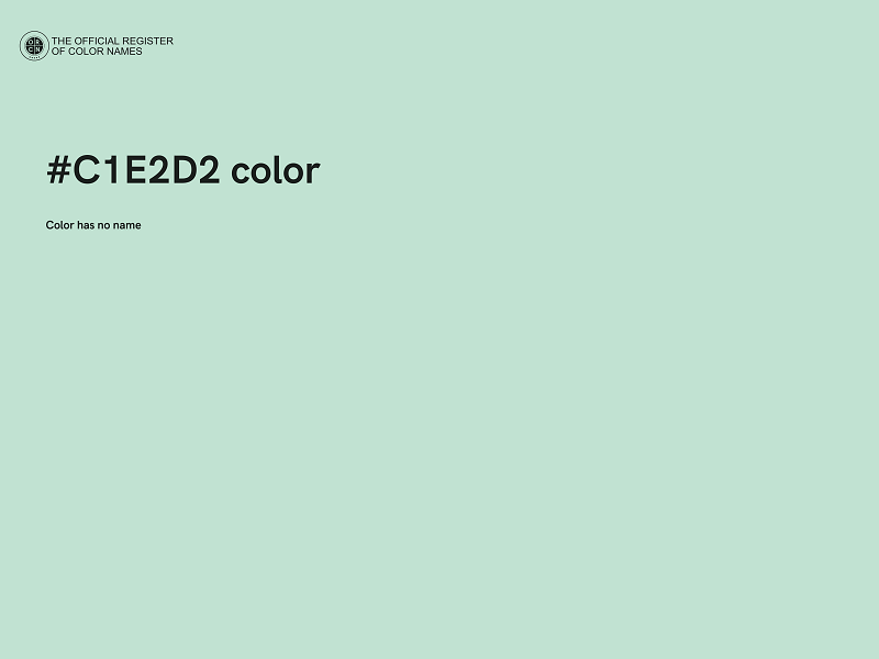 #C1E2D2 color image