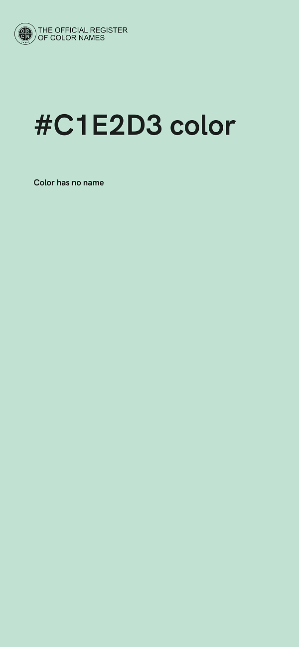 #C1E2D3 color image