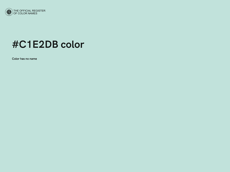 #C1E2DB color image