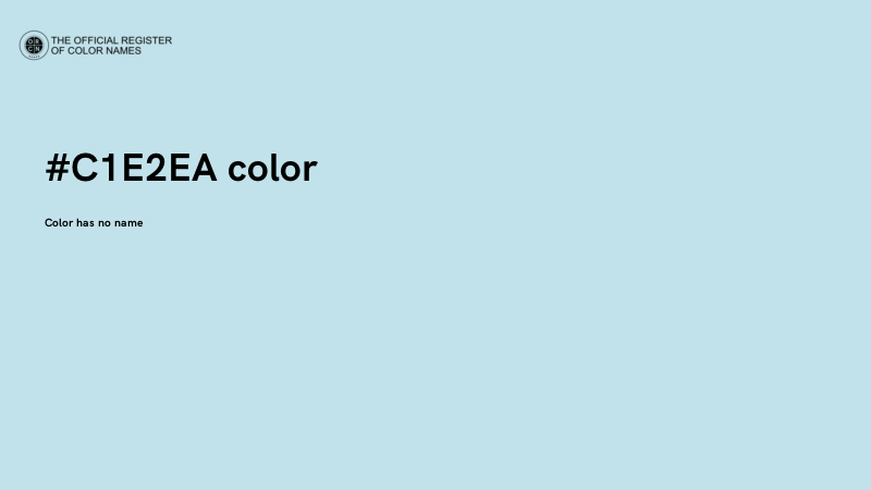 #C1E2EA color image