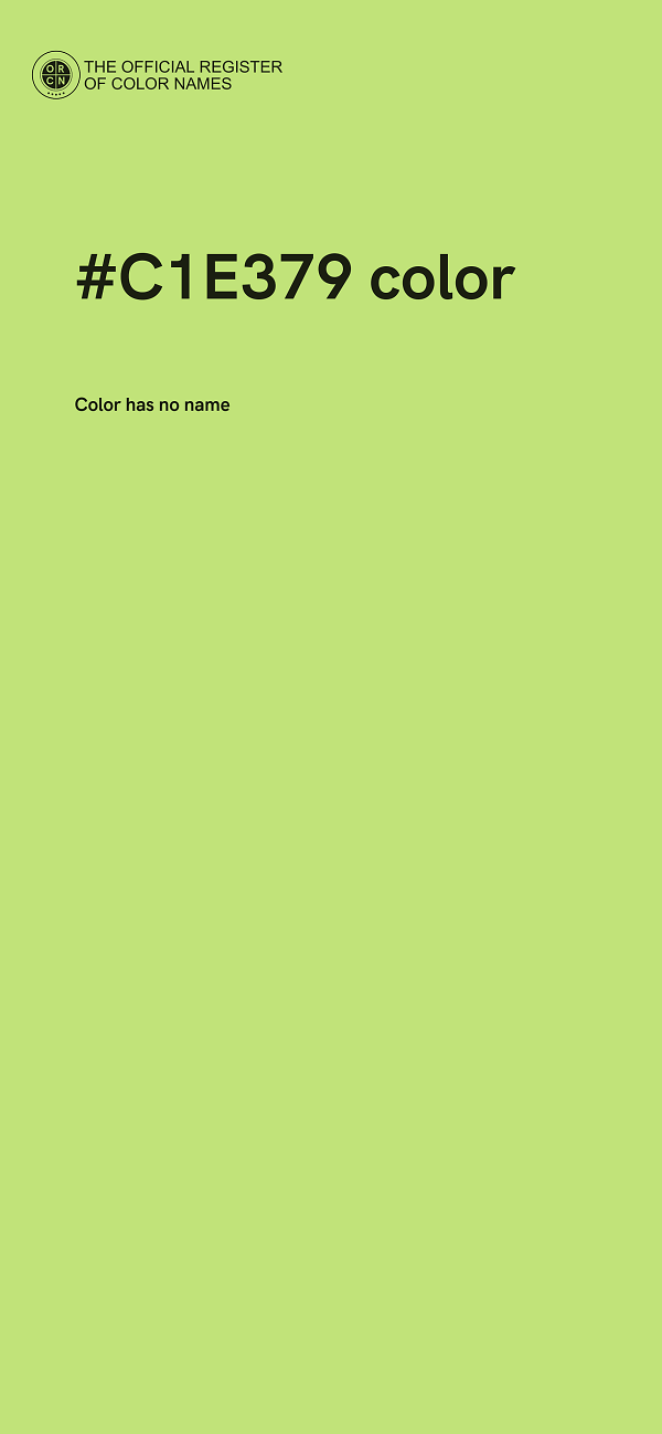 #C1E379 color image