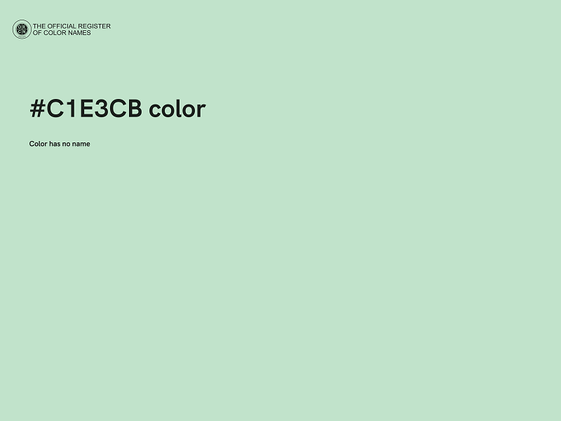 #C1E3CB color image