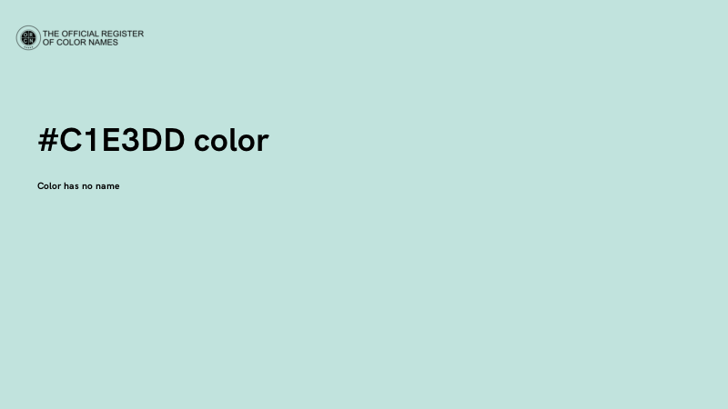 #C1E3DD color image