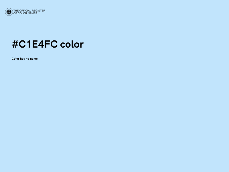 #C1E4FC color image