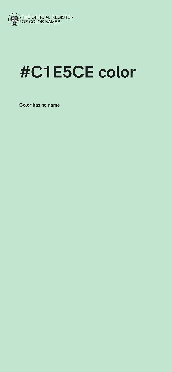 #C1E5CE color image