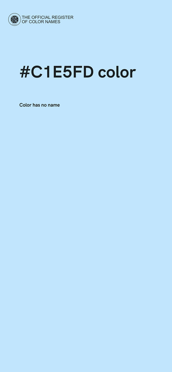 #C1E5FD color image