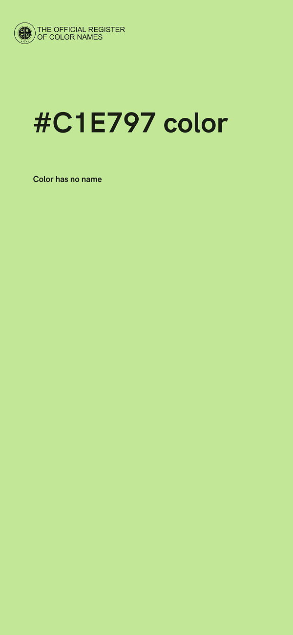 #C1E797 color image