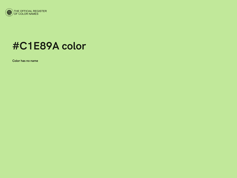 #C1E89A color image