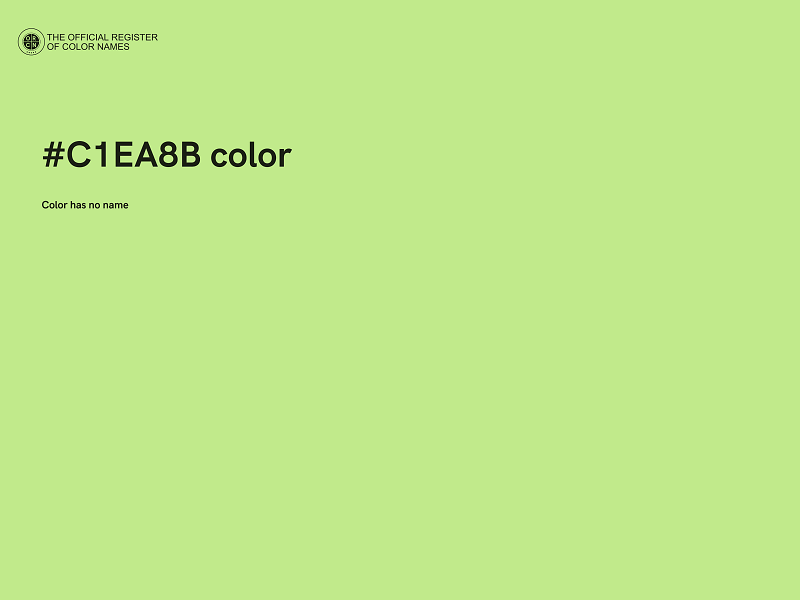 #C1EA8B color image