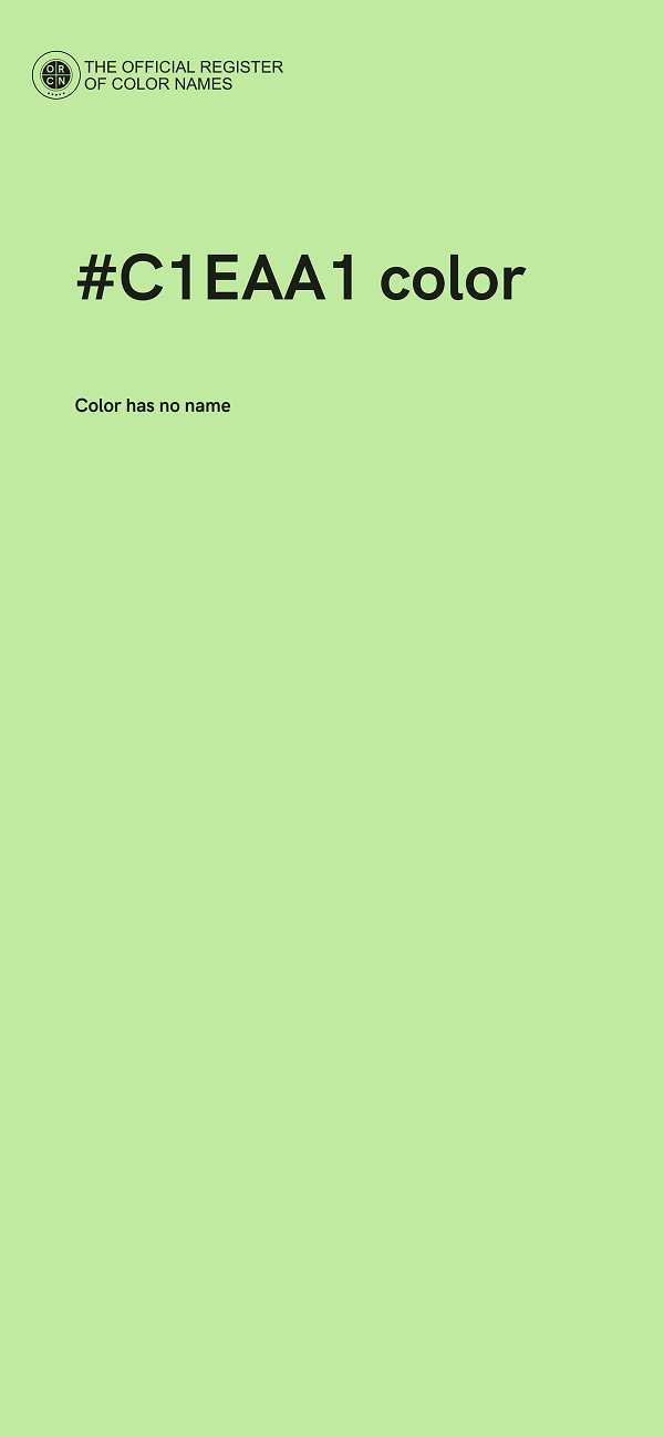 #C1EAA1 color image