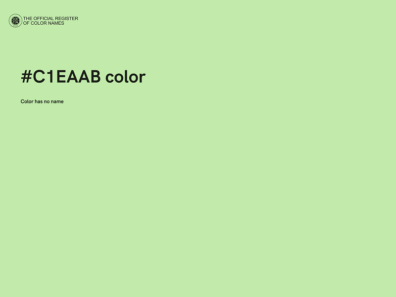 #C1EAAB color image