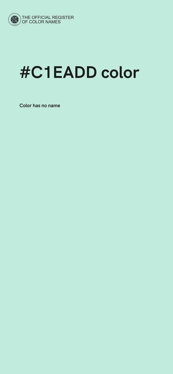 #C1EADD color image