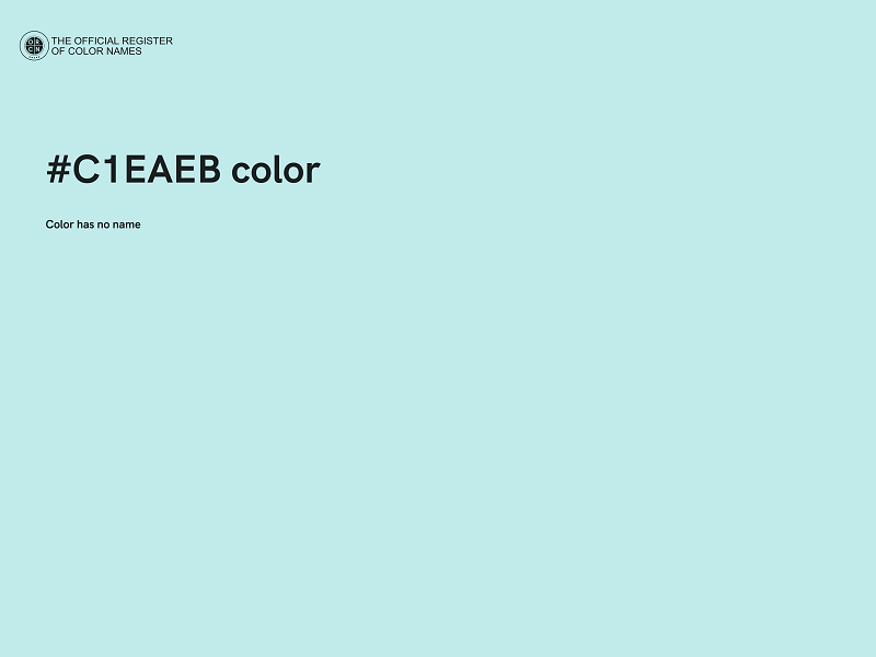 #C1EAEB color image