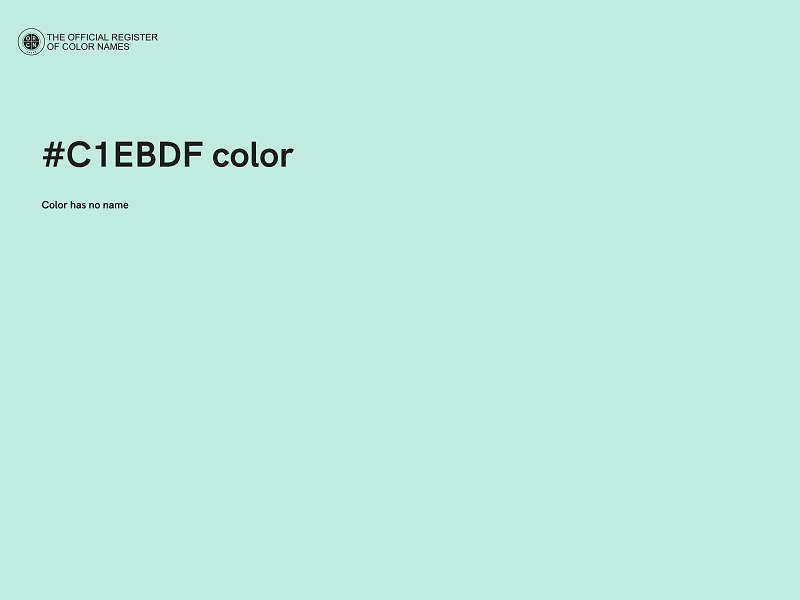 #C1EBDF color image