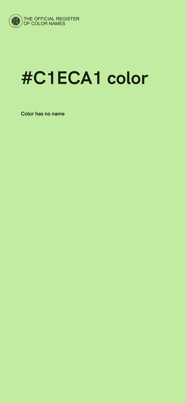 #C1ECA1 color image
