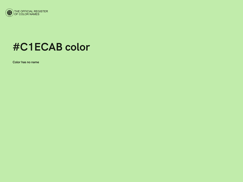 #C1ECAB color image