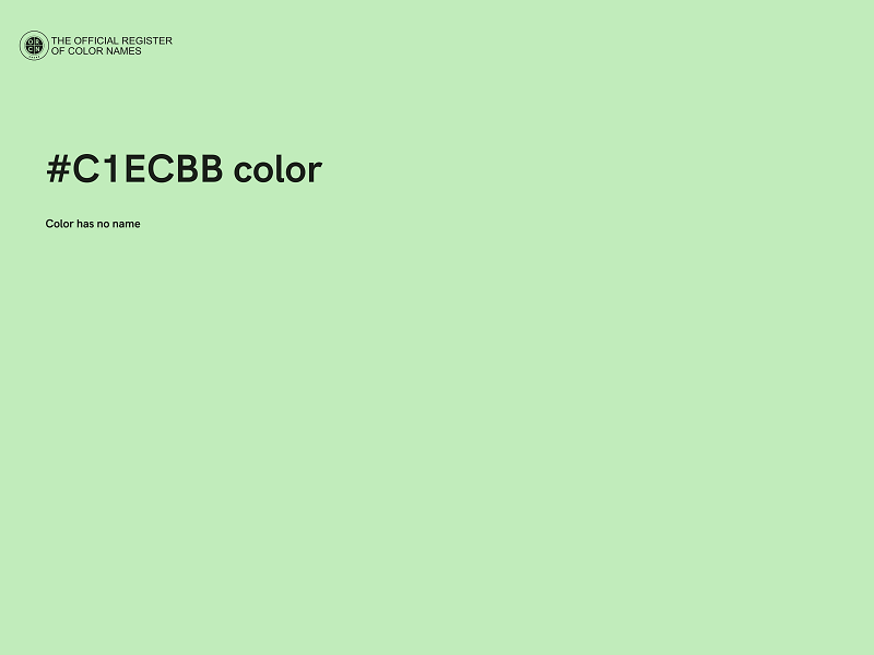 #C1ECBB color image