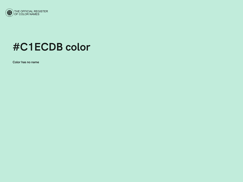 #C1ECDB color image