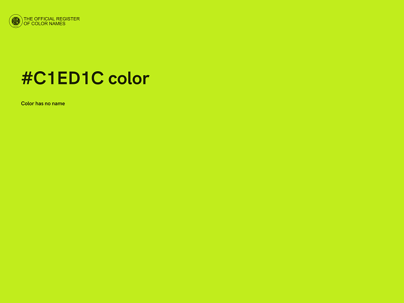 #C1ED1C color image