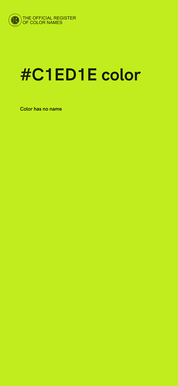 #C1ED1E color image