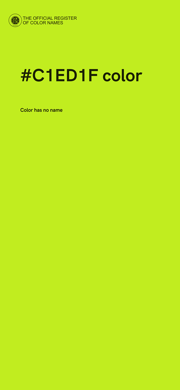 #C1ED1F color image