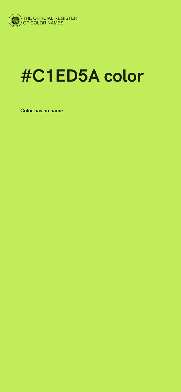 #C1ED5A color image